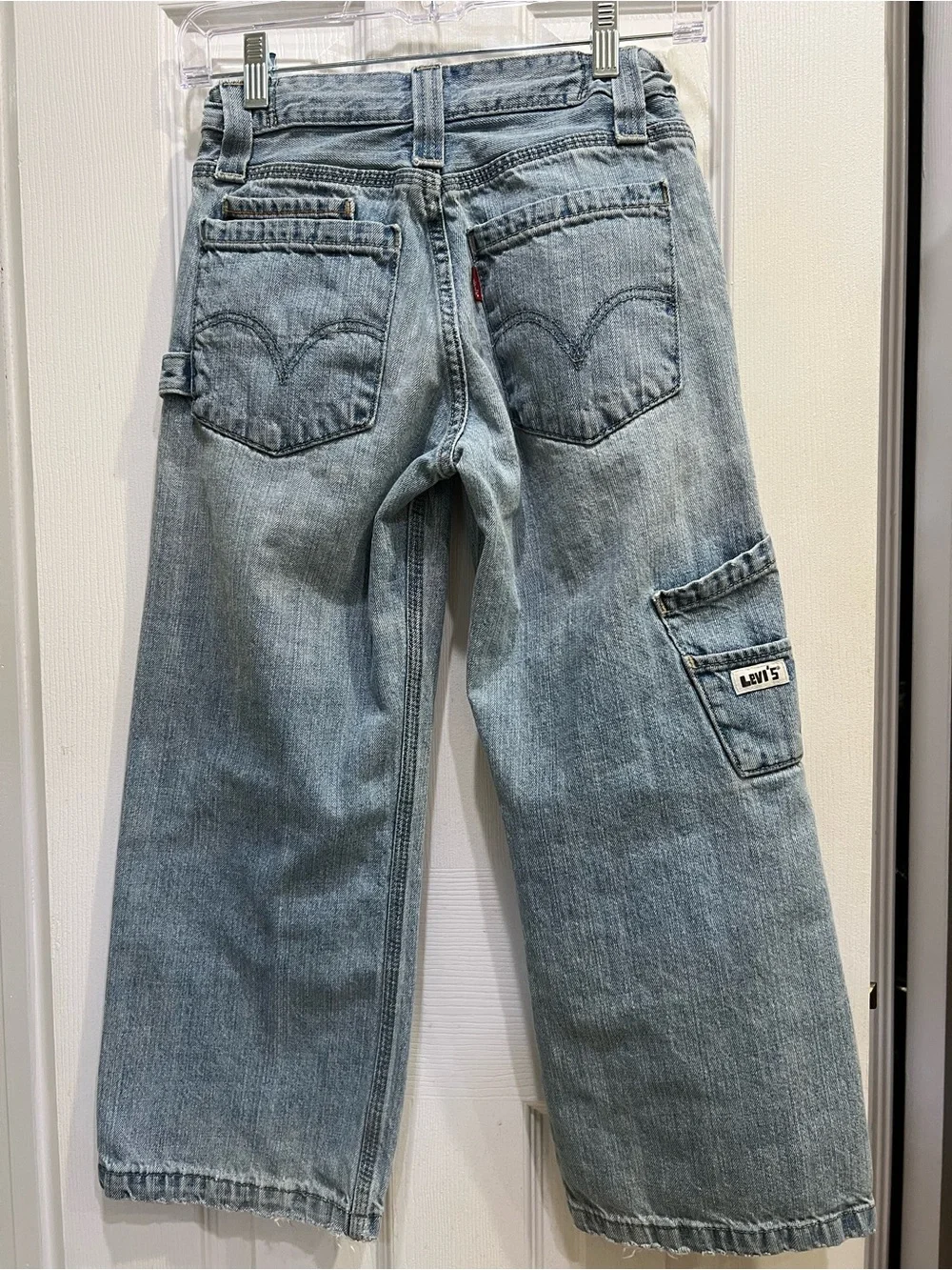 Levi's Light Blue Relaxed Wide-Leg Jeans